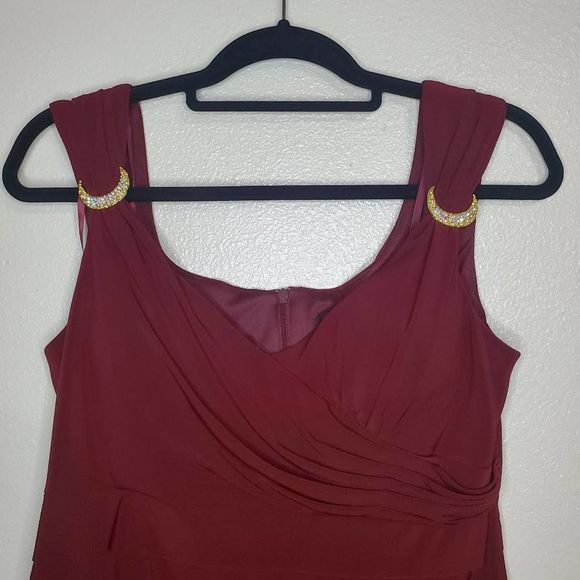 Alex Evenings 12P Formal Red Dress - Picture 2 of 8